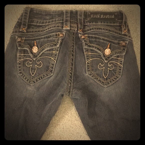 Rock Revival Denim - ✨Rock revival gwen jeans sz 27 x 30 awesome boot✨
